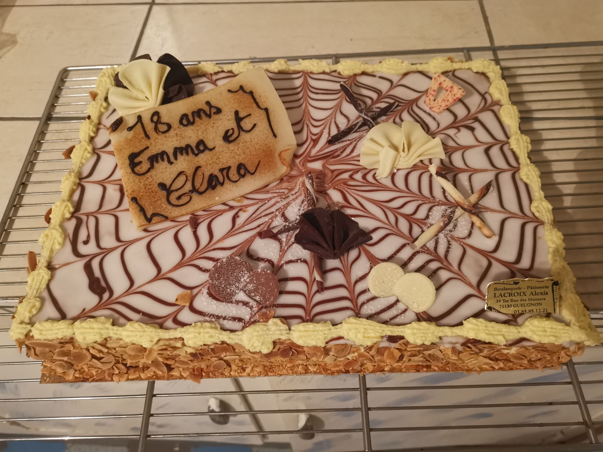Le millefeuille Le millefeuille